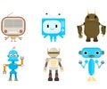 Robot Toy TV radio android set collection isolation