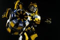 Robot Transformer Bumblebee car Royalty Free Stock Photo