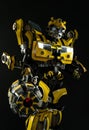 Robot Transformer Bumblebee car Royalty Free Stock Photo