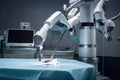 robot utilizing cutting-edge surgical techniques to perform minimally invasive