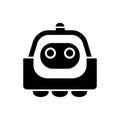 Robot vacuum cleaner icon