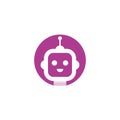 Robot Vector icon design illustration Royalty Free Stock Photo
