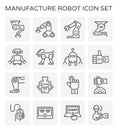 Robot vector icon