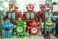 Robot vintage in thailand Royalty Free Stock Photo