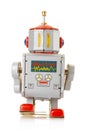 Robot vintage toy back