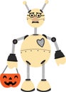 Robot Wearing Groucho Glasses Halloween Costume