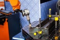 Robot welding process