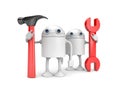 Robot workers Royalty Free Stock Photo