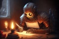 Robot writing a letter using Artificial intelligence