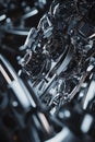 Robotic Arm Assembly Line, Automated Manufacturing, Precise, Efficient, Smart Factory Royalty Free Stock Photo