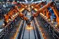 Orange Robots: Automated Line, generative ai