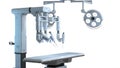 Robotic assisted surgery machine isolated