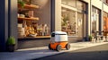 robotic automated food transport around the city