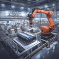 Robotic Automation in Manufacturing Plant
