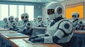 Robotic Class in a Futuristic Classroom