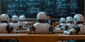 Robotic Class in a Futuristic Classroom