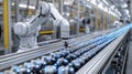 Robotic engineering in high-tech automated factory