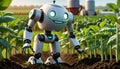 Robotic Farmhand in Field