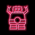 robotic geek color icon vector illustration sign