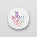 Robotic hand app icon
