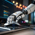 Robotic Hand Operating a Computer Mouse