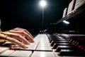 Robotic hand plays piano guided by ai