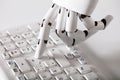 Robotic Hand Pressing Enter Key