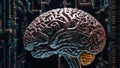 robotic human brain processing information