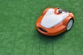 Robotic Lawn Mower Royalty Free Stock Photo