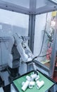 Robotic machine tool in industrial manufacture plant