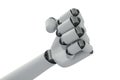 Robotic mechanical hand with fist