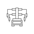 Robotic mechanism medicine technology icon. Element of robotic icon