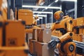 Robotic package handling is vital in warehouse automation, optimizing the supply chain AIG62