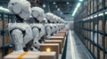 Robotic package handling is vital in warehouse automation, optimizing the supply chain AIG62