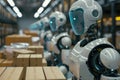 Robotic package handling is vital in warehouse automation, optimizing the supply chain AIG62