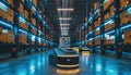 Robotic package handling is vital in warehouse automation, optimizing the supply chain AIG62