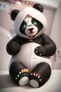 Robotic panda fiction ai model