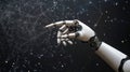 Robotic Precision Hand Interacting with Complex Network Exploring Data and Artificial Intelligence