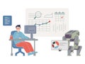 robotic process automatic automated robot technology artificial intelligent futuristic AI created machine computer fully