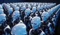 Robotic process automation.futuristic robot. humanoid robot