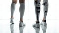 Robotic prostheses for people Royalty Free Stock Photo