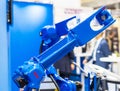 Robotic or robot arm for industrial tasks Royalty Free Stock Photo