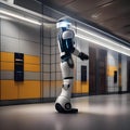 A robotic security guard patrolling a high-security facility3