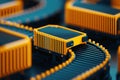 Robotic Sorting System on Conveyor Belts