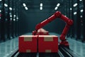 Robotic Sorting System with Conveyor Belts for Goods Handling