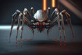 robotic spider with long slender legs Generative AI