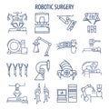 Robotic surgery set