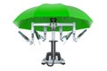 Robotic surgical system under umbrella, 3D rendering