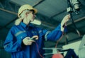 Robotic technician control automation works within accepted limits by testing operating voltages and electrical configurations.