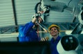 Robotic technician control automation works within accepted limits by testing operating voltages and electrical configurations.